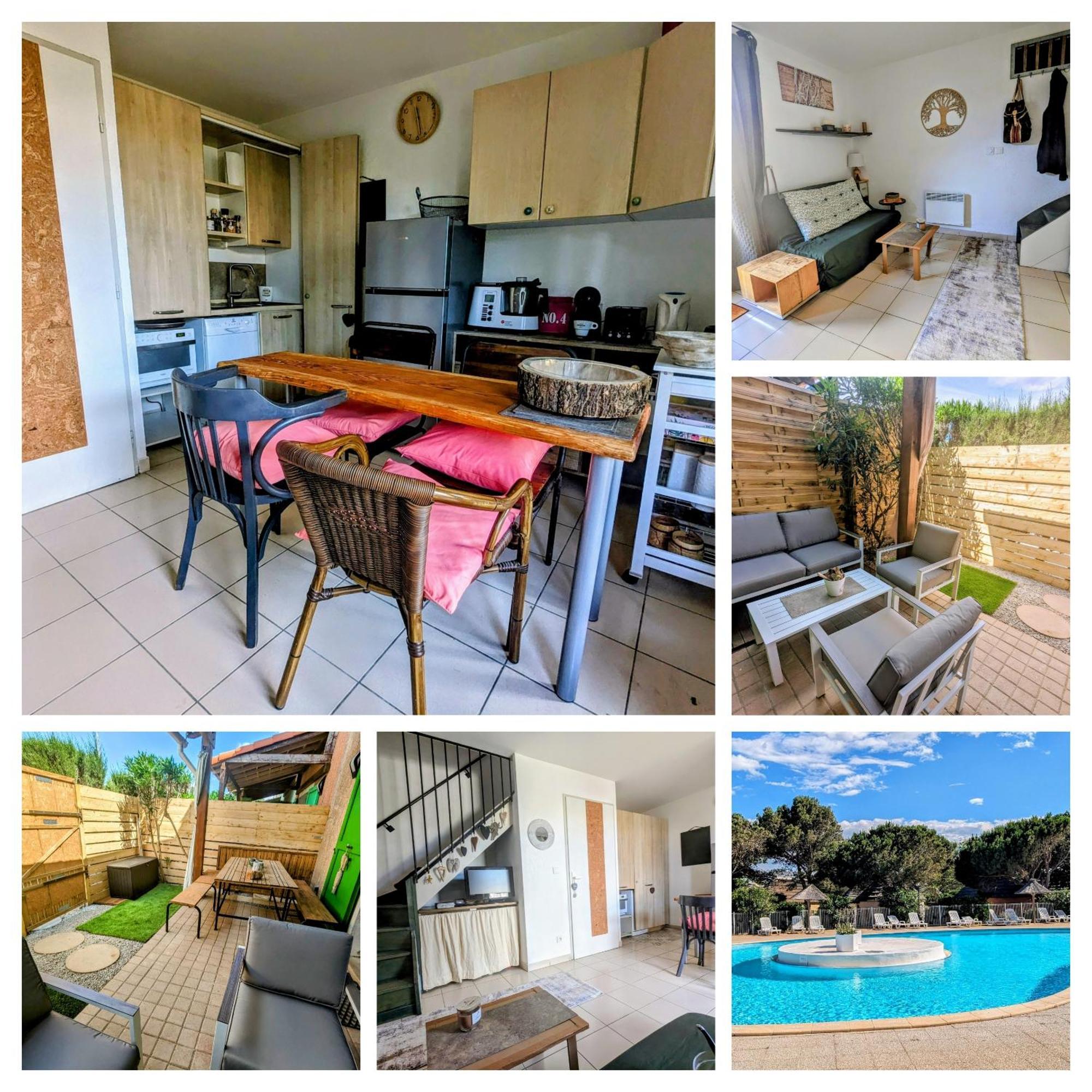 Marina Des Anges Entre Mer Et Etangs Avec Piscine Le Barcarès Exterior foto